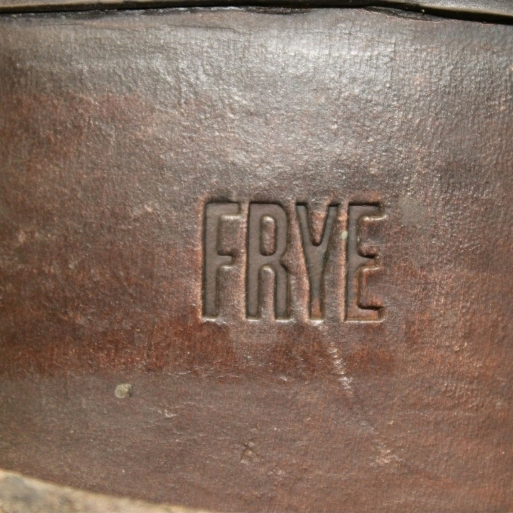Frye Natalie Short Engineer Brown Suede Pull On Boots 7 - Picture 6 of 10